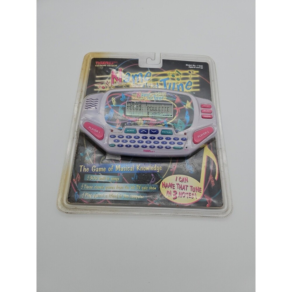 Name That Tune Hand-Held Game 1997 Tiger Electronics: W/Country Western Cartridg